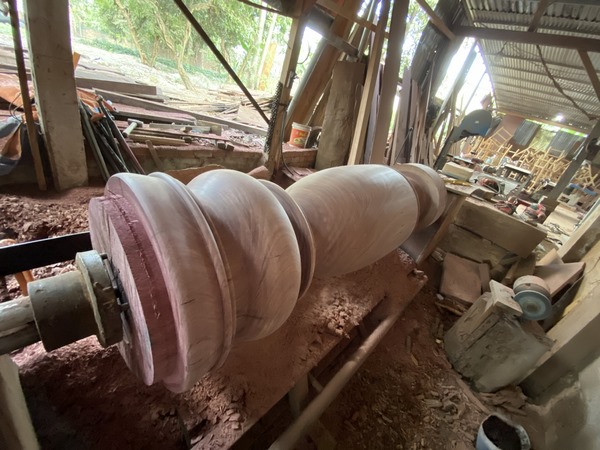 lộc bình gỗ tại xưởng