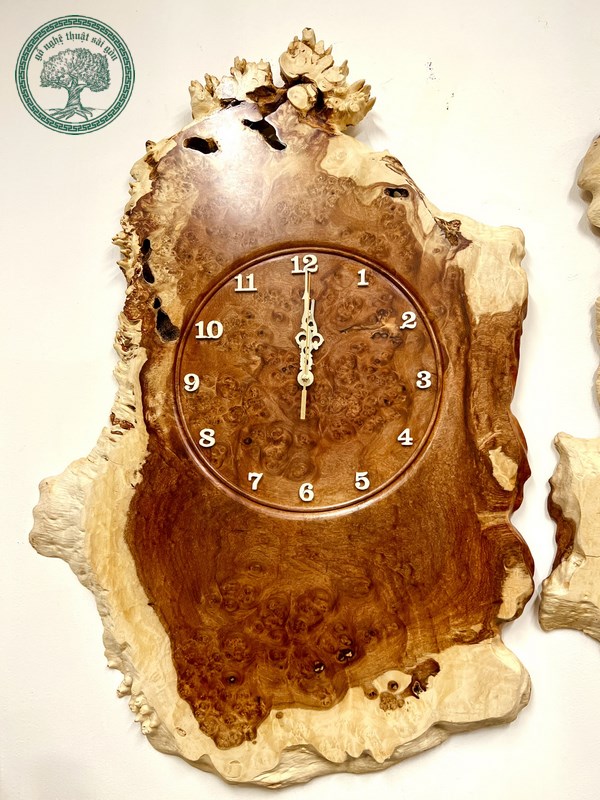 Đồng Hồ Gỗ Lũa Dổi Cao 150 Rộng 45 (cm) | Gỗ Đỉnh